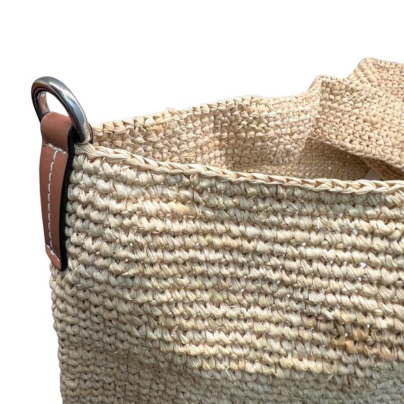 Loewe Paula's Ibiza Smiley 2WAY Handbag Yellow - Picture 3 of 9